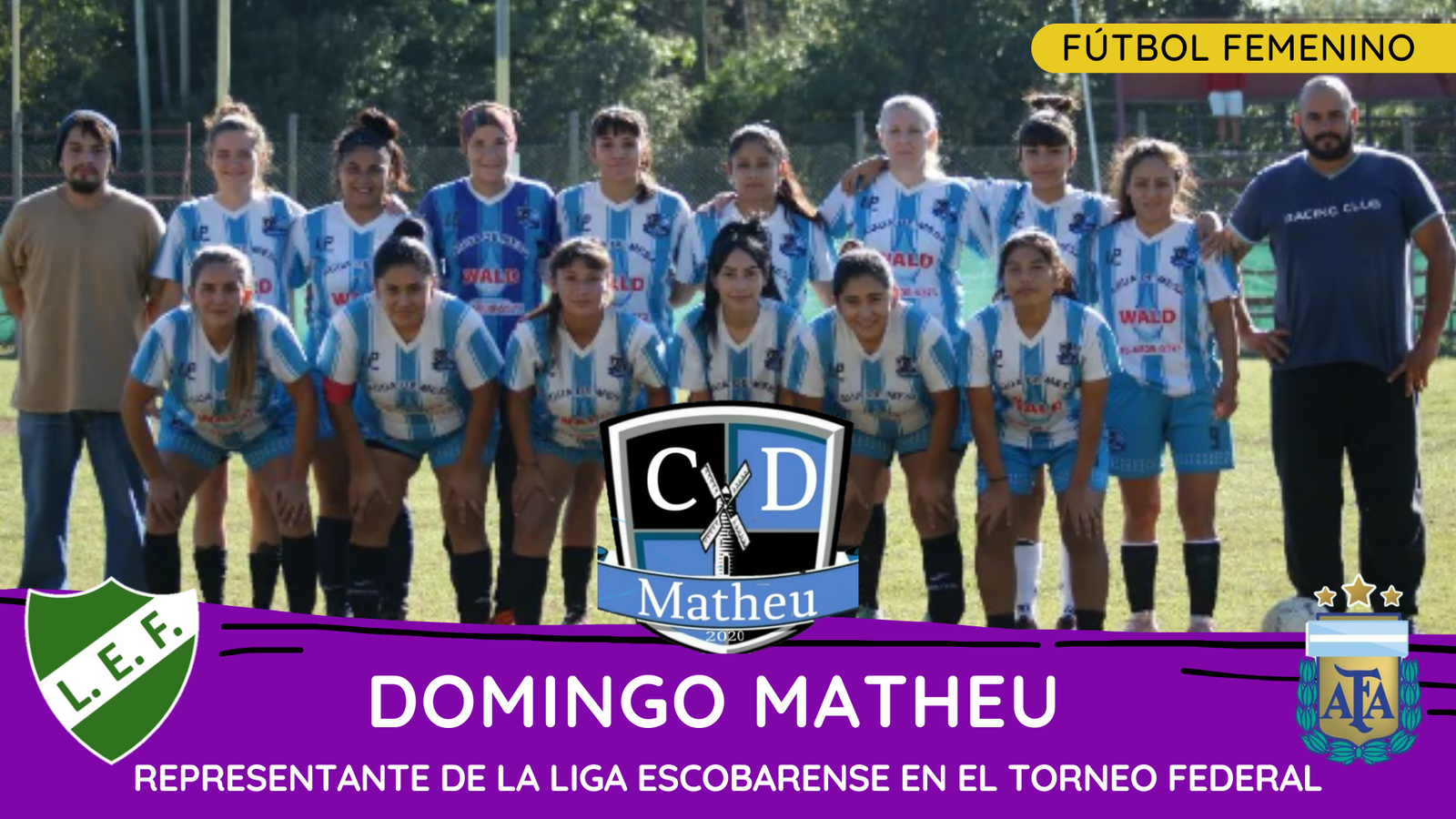 Domingo Matheu, representante de la Liga en la Copa Federal Regional