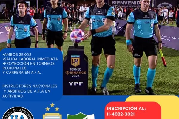 Inscribite al Curso de Árbitro Provincial
