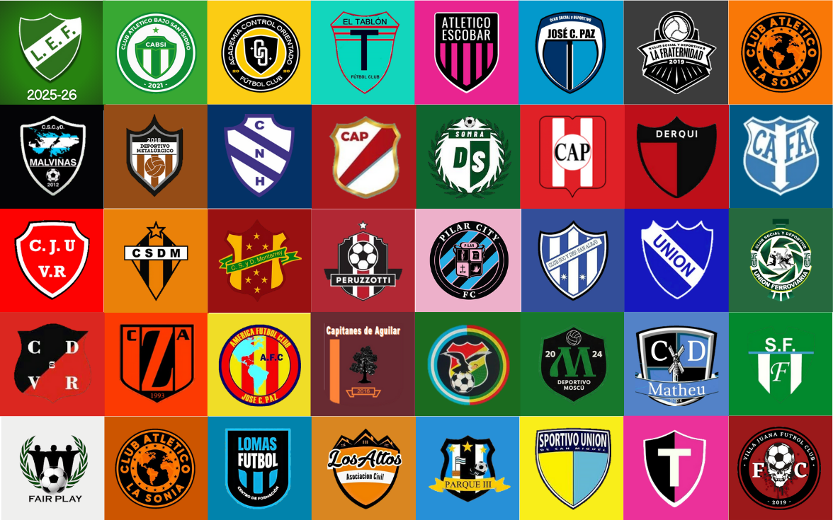 La organización de la temporada 2025-26 de la Liga Escobarense