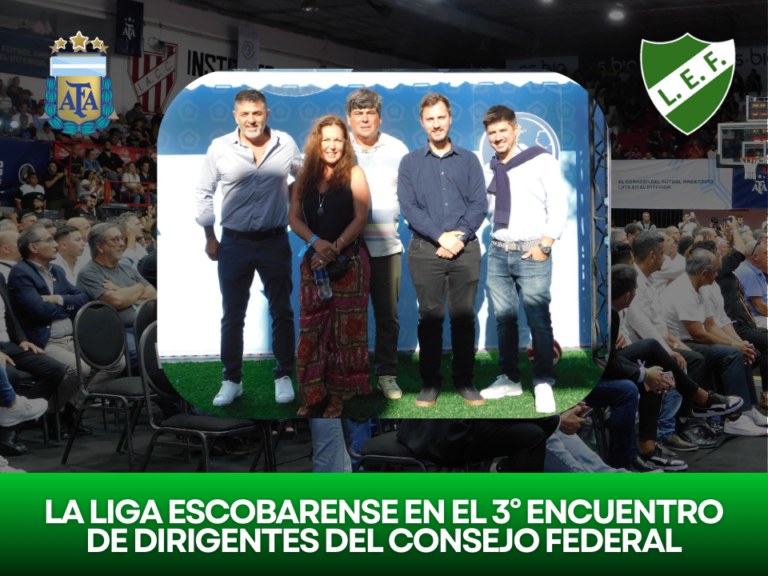 La Liga Escobarense presente en el 3er Encuentro de Dirigentes del Consejo Federal de AFA