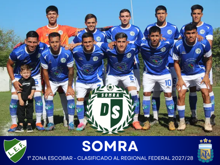 Somra clasificó al Torneo Regional Federal 2027/28